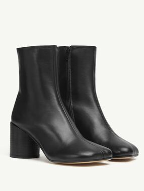 MM6 Maison Martin Margiela Anatomic Ankle Boots In Black New In Box